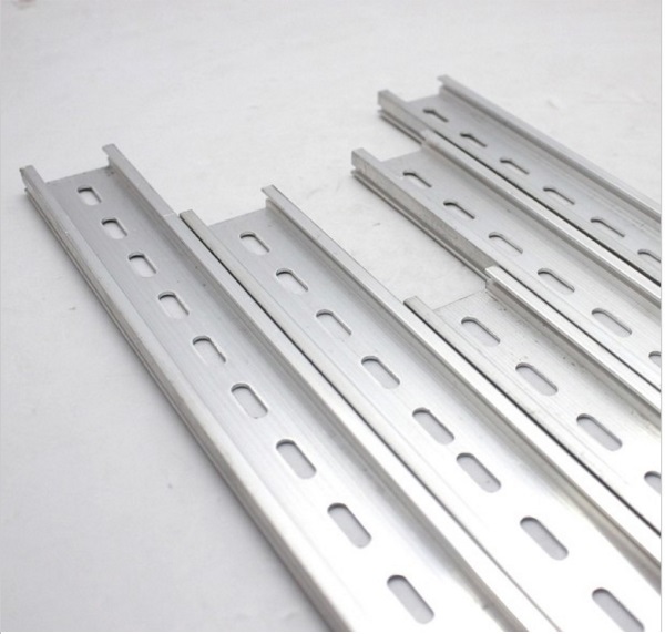 5 Piece 0.5 Meter Aluminum Slotted DIN Rail