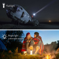 ZK20 Camping Light Magnetic LED Protable torch lantern Outdoor Hiking Lamp 5 modes USB Rechargeable SOS Emergencies Flashlight