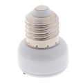 E27 ABS US/EU Plug Connector Accessories Bulb Holder Lighting Fixture Bulb Base Screw Adapter White Lamp Socket
