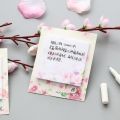 Fresh Cherry Sakura Natural Memo Pad Sticky Notes Shopping Check List School Supply Label G92E