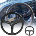 Universal 14 Inch ND PU Car Racing Steering Wheels Deep Corn Drifting Sport Steering Wheel 3 Style Adapter For Logitech G25 G27