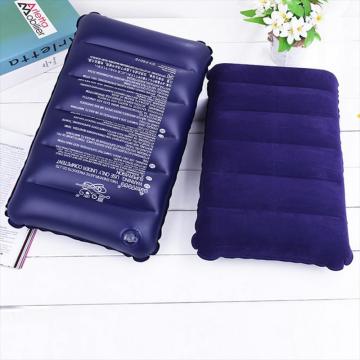 Single Sided Inflatable Sleep Pillow Portable Outdoor Mats For Folding Camping Picnic Travel Soft Flocking Cushion TXTB1