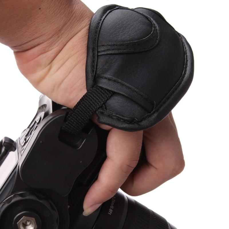 Adjustable Newest Hand Grip Camera Strap PU Leather Hand Wrist Strap For Dslr Camera for Sony Olympus Nikon Canon EOS D800