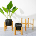 Wooden Planter Pot Tray Flower Pot Holder Strong Free Standing Bonsai Holder Home Balcony Garden Display Plant Stand Shelf