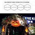 Halloween Scary Party Scene Props White Stretchable Cobweb Spider Web Horror Halloween Decoration For Bar Haunted House