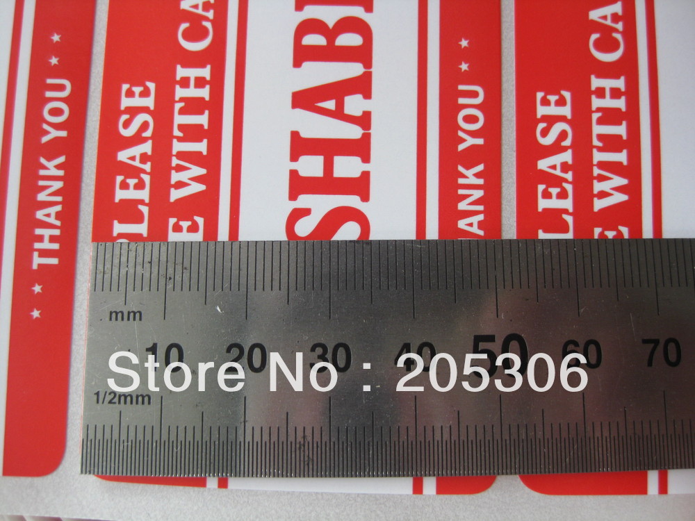 200 pcs/lot 76x51mm PERISHABLE Self adhesive Shipping Label Sticker, Item No.SS19