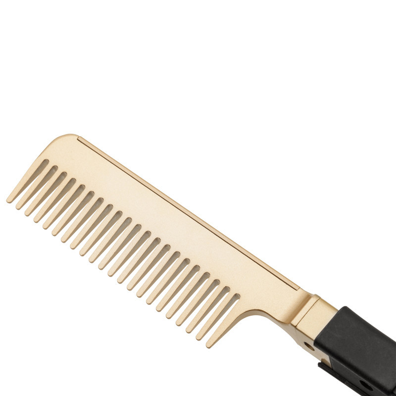 Hair Straightener Flat Irons Folding V Straightening Brush Hot Heating Comb Hair Straight Styler Curling Iron Hair Curler Comb