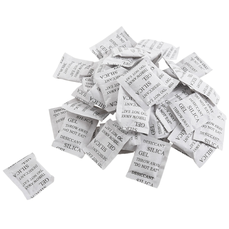 50 Pieces Silica Desiccant Drying Humidity Absorber Sachets Bags