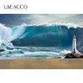Laeacco Summer Backdrops For Photography Sea Water Surface Wave Baby Child Birthday Party Scenic Photo Backgrounds Photocall