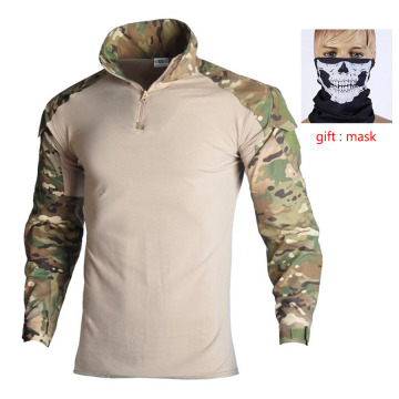 Tactical Combat Shirt Military Uniform Us Army Clothing Tatico Tops Airsoft Multicam Camouflage Hunting Fishing Clothes Mens