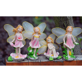 Miniatures Fairy Garden Ornament Decorations Flower Angels Resin Crafts Mini Garden Micro Landscapes Dollhouse Bonsai Figurine