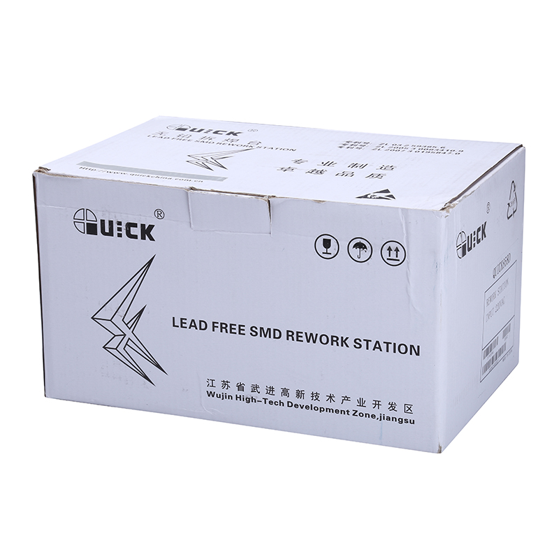 QUICK 858D 110V/220V LED Digital ESD Rework Station Lead Free Adjustable Hot Air Heat Gun 700W Air Soldering Station
