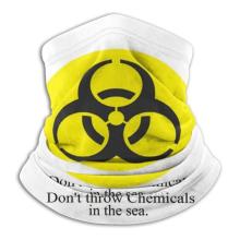 Biological Danger Bandana Scarf Mask Scarfs Neck Warmer Headwear Biology Danger Yellow Logo Chemical Waste