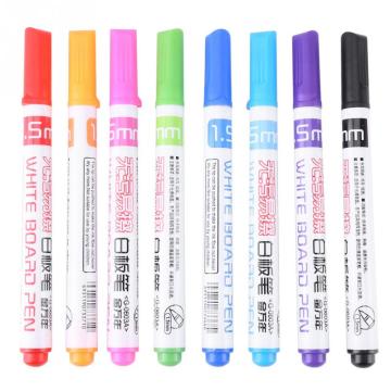 8Pcs White Board Markers Colored Non-toxic Erasable Magnetic Whiteboard Pen Marker Pen for Kids Graffiti Painting drawing pen