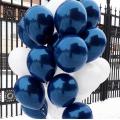 12pcs Ink Blue Latex Balloon Set Star Clear Pink Gold Helium Balloons Wedding Decoration Baby Shower Birthday Party Supplies