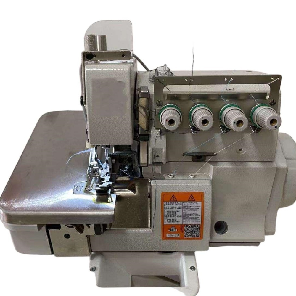 HM-747 High Speed Flat Bed Overlock Sewing Machine Mop Edge Lock Industrial Sewing Machine Fabric 12MM Max. Sewing Thickness (2)