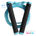 KYTO Jump Rope Crossfit Skipping Rope Adjustable 3M Training Cable With Bearing Steel Wire Loss Weight Speed Boxing, MMA
