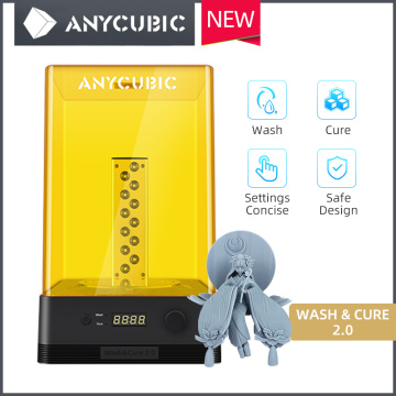 2020 Newest ANYCUBIC Wash and Cure Machine 2.0 Washing Model and Curing Model 2-in-1 UV Resin Curing for 3d Printer Impresora 3d