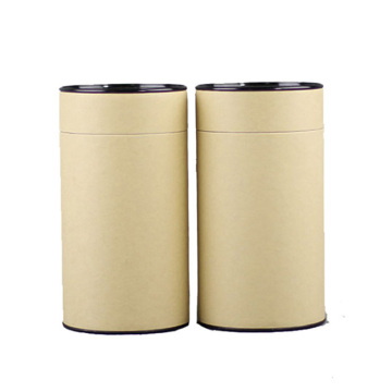 Xin Jia Yi Packaging Paper Tube Draw Picture Sliding Kraft Paper Box Embossed Logo New Design Elastic Ribbon Paper Can