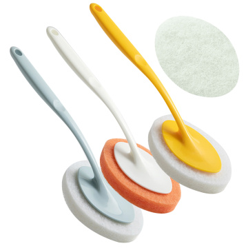 Long-handled Sponge Brush Bathtub Bathroom Floor Cleaning Brush Household Bathroom Cleaning Brush Other Kitchen Tools Accessorie