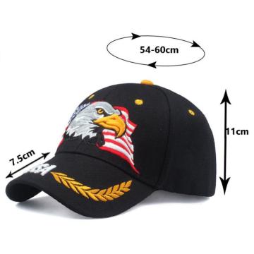 Black series Men Outdoor Sport Hat Camouflage Embroidered Eagle Series Baseball Cap Adjustable Golf Tennis Sports Hat New