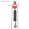 1T Chain Puller Block Pulley Fall Chain Hoist Hand Tools 3 Meter Lifting Chain w Hook Lifting Tools Accessories