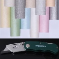 Stainless Steel Folding Utility Knife Woodworking Outdoor Camping w/ Five Blades Utility Knife