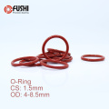 CS1.5mm Silicone O RING OD 4/4.5/5/5.5/6/6.5/7/7.5/8*1.5 mm 100PCS O-Ring VMQ Gasket seal Thickness 1.5mm ORing White Red Rubber