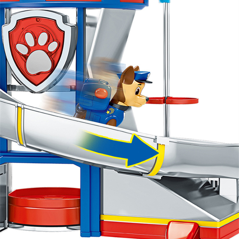 Paw Patrol dog Toys Rescue Base Command Center Puppy Patrol Set Patrulla Canina Anime Action Figures Model Toy for children Gift