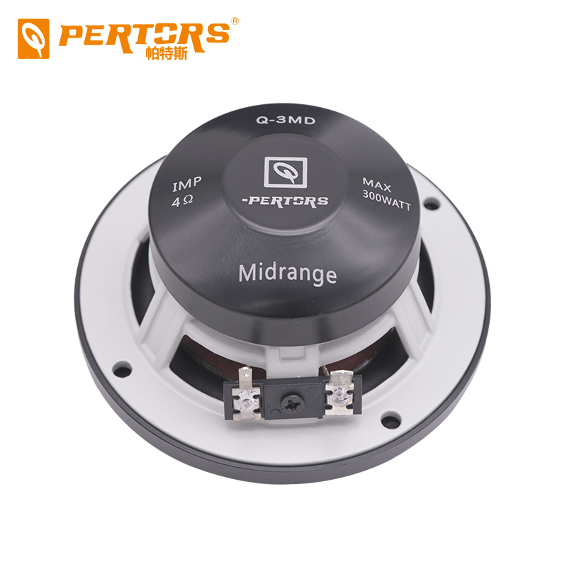 Q-PERTORS Car 3.5 Inch Midrange Speaker Audio Modified Three Division Frequency HIFI High Resolution Pure Vocal Max Power 300W