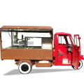 Street Sale Ice Cream Piaggio Ape Electric Food Tricycle Candy Cookies Food Truck Tuk Tuk Gasoline