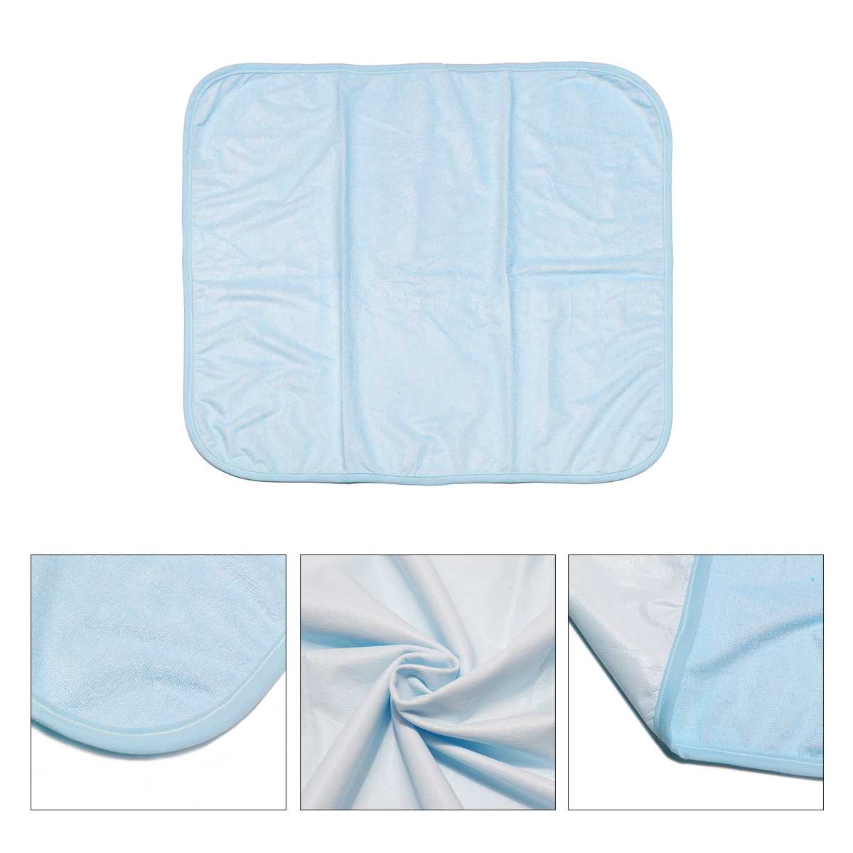 Washable Child Kids Elder Waterproof Washable Reusable Bed Pad Incontinence Bed Wetting Mattress Cover Protect 3 Colors 7 Sizes