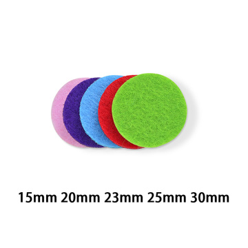 10pcs Mixed Colorful Thick Essential Oil Diffuser Locket Perfume Aromatherapy Refill Felt Pads for Diffuser Necklace