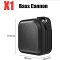 60W bluetooth speaker bass subwoofer IPX5 Waterproof Portable Column Type-c voice assistant speakers Music Center 15H play time