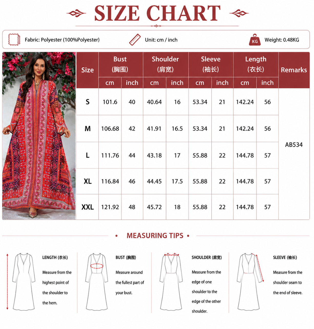 Floral Print Dubai Abaya Dress for Muslim Women
