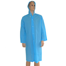 Light Blue Pvc Rain Coat