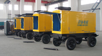 Sea Shipping Trailer mobile Diesel Generator 15kVA engine chinese alternator