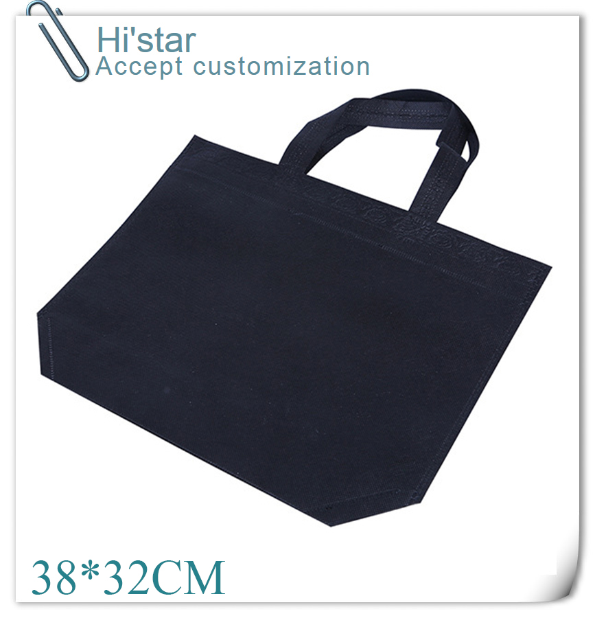 38*32cm 50pcs/lot Promotional Gift Items Shopping Bag,Custom Logo Printing Bolsas Reusables Non Woven Shopping bags