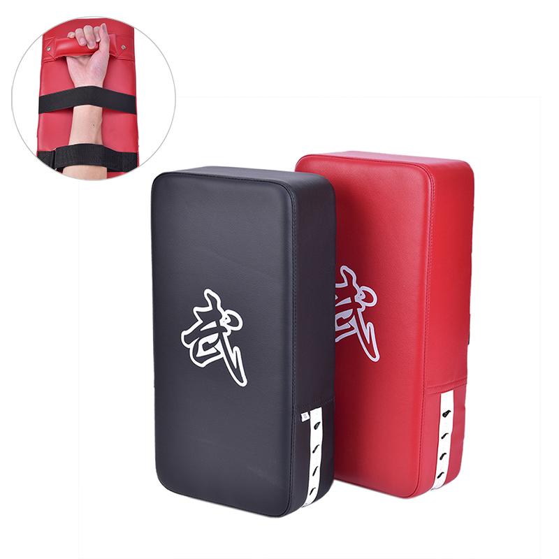 1 pc Taekwondo MMA Hand Kicking Pad PU Leather Training Gear Muay Thai Foot Target S Punching Bag Sand Bag Boxing Pad Fitness