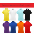 YOTEE summer casual short-sleeved polo shirt LOGO custom POLO shirt 100% cotton women's custom shirt