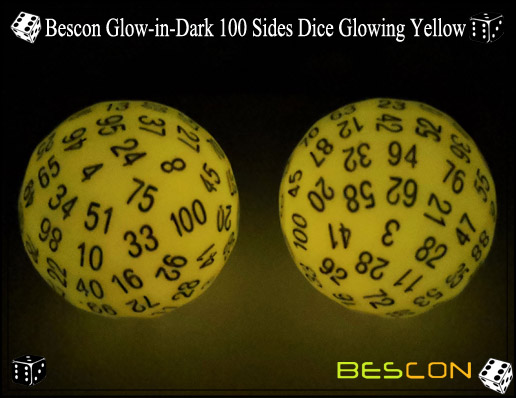 Bescon Glowing Yellow D100-3