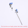 100pcs,Natural Pressed forget-me-not flowers with Stem,Real Dried Flower for DIY Wedding invitation Craft Bookmark Gift Cards