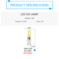 10pcs LED Bulb G4 G9 Lamp AC DC 12V 220V Dimmable bulb 2835 SMD 3W 6W 9w COB LED Lighting replace Halogen Spotlight Chandelier