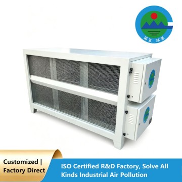 3-Stage Electrostatic Carbon Catering Smoke Purifier