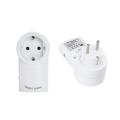 Wireless Smart Remote Control Power Outlet Light Switch Plug Socket Power Outlet Socket EU Standard Plug with Remote Control