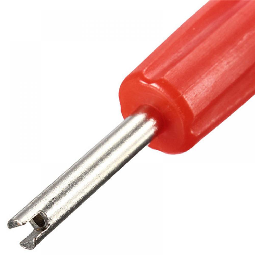 2 Ways Tire Tyre Valve Stem Core Remover Key Tool A/C and Auto Car Motorcycle Bicycle Car Truck Motor Repair Tool