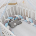 3M Baby Bed Bumper Protector Infant Cradle Pillow Cushion Braid Knot Bumper Crib Bumper Tour De Lit Bebe Tresse Room Decor
