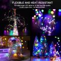 USB LED Christmas Tree New year's Garlands Fairy Lights 10m 5m Festoon String Light for Outdoor Home Window Wedding Decorative