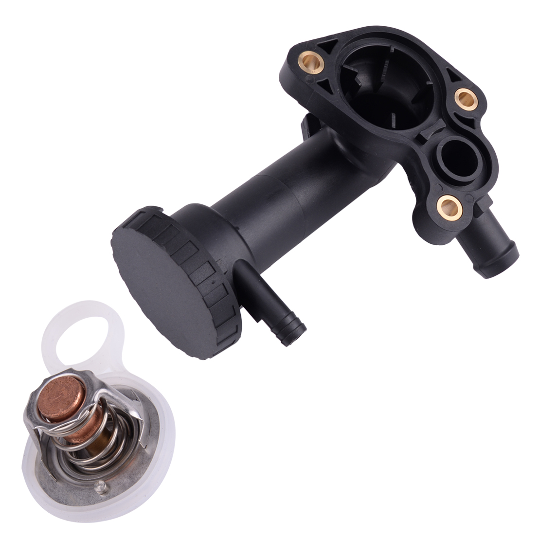 Car Engine Coolant Thermostat Housing Fit For Mini Cooper One R50 R53 R52 2001 2002 2003 2004 2005 2006 2007 11537829959