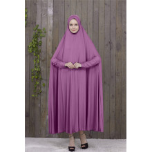 Muslim Prayer Garment Dress Women Islamic Clothing Thobe Jilbab Burka Dubai Turkey Jurken Abaya Prayer Khimar Hijab Dress Kimono